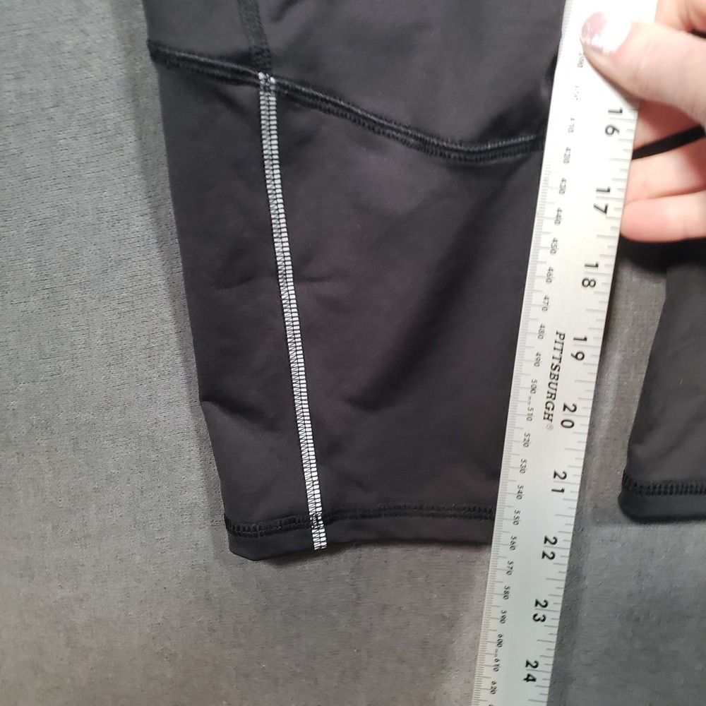 Old Navy Active Leggings Womens Medium Black Go-Dry Compression Reflective - Picture 8 of 11